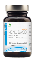 Meno Basis morgen - Pflanzenstoffe und Pilze für die Frau (60 Kapseln) Meno Basis morgen - Pflanzenstoffe und Pilze für die Frau (60 Kapseln)